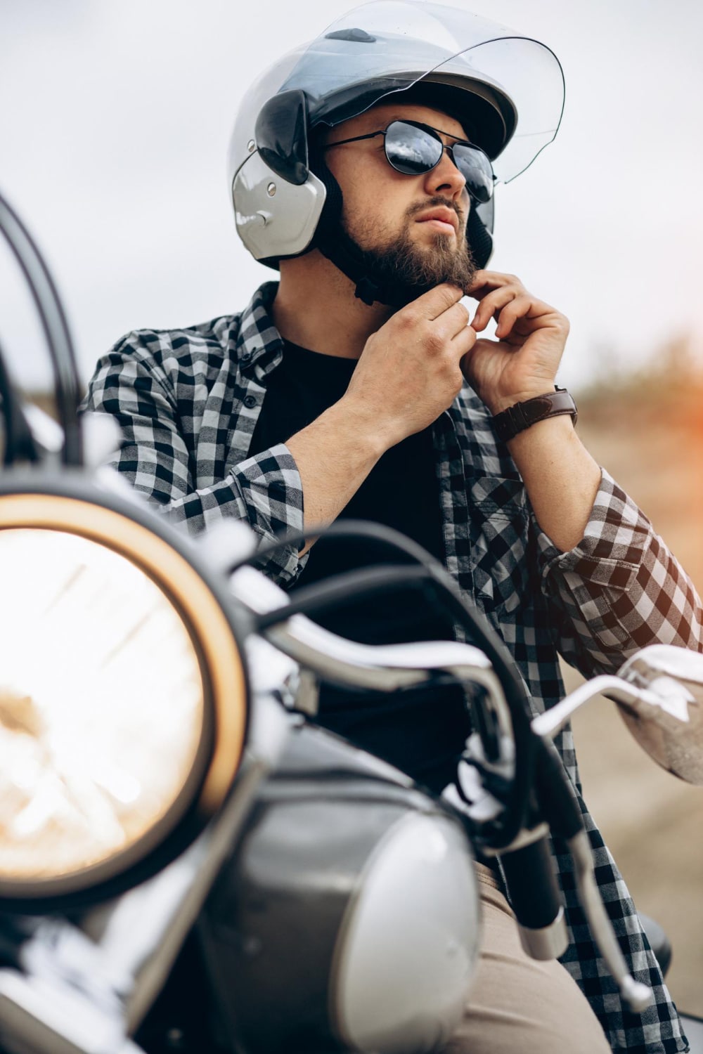 Motorrad Fahrer