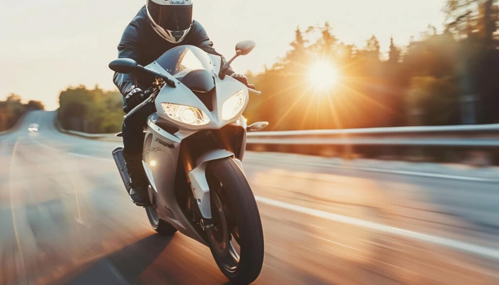 Motorrad fahrer
