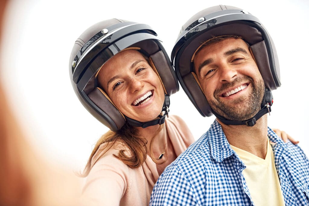 Motorrad Pärchen